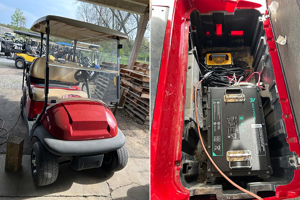 Retrofit Used Golf Carts with ROYPOW Lithium Batteries in the U.S