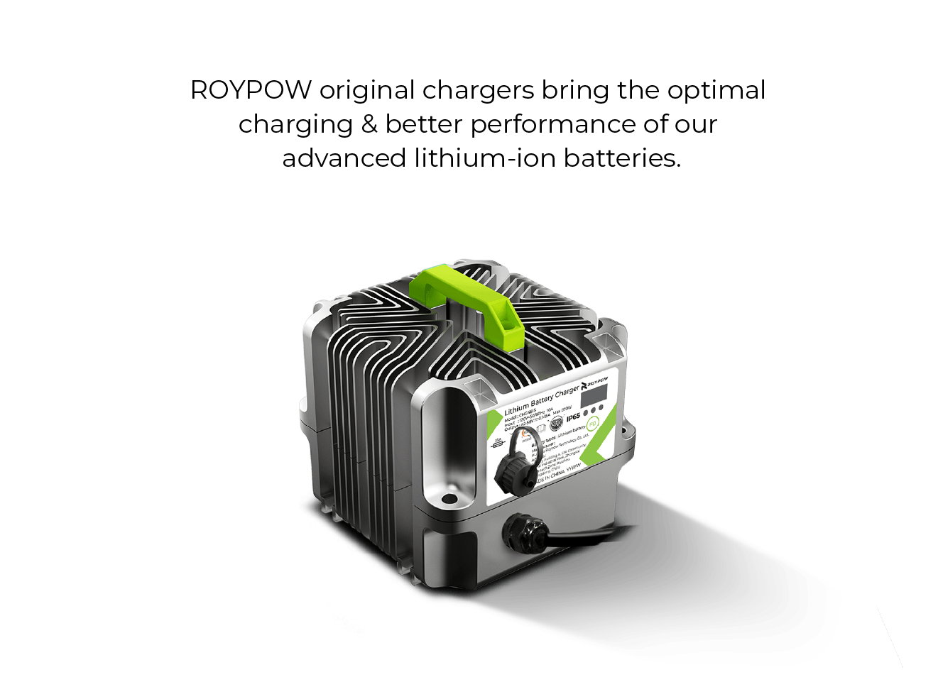 Why do you need a suitable charger (1)