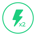 Twice the power with</br> better performance
